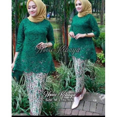 SALEE.. KEBAYA BRUKAT / BAJU KEBAYA / KEBAYA MODERN/ KEBAYA HITAM / BROKAT HITAM