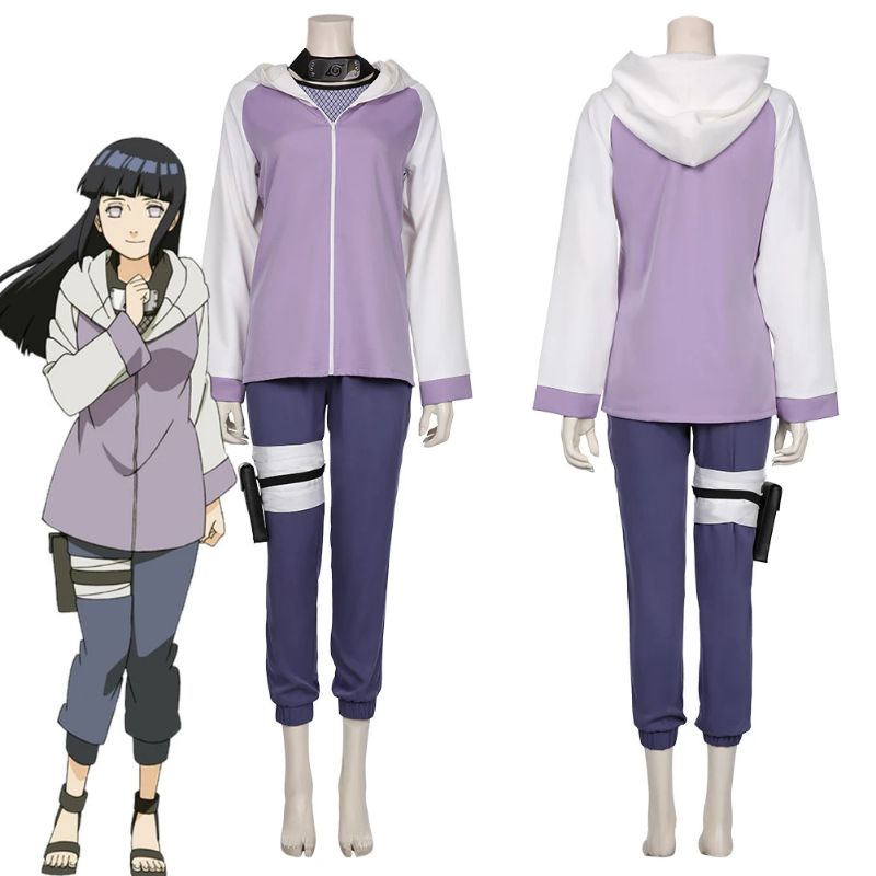 Naruto Hyuga Hinata Costume Cosplay Anime