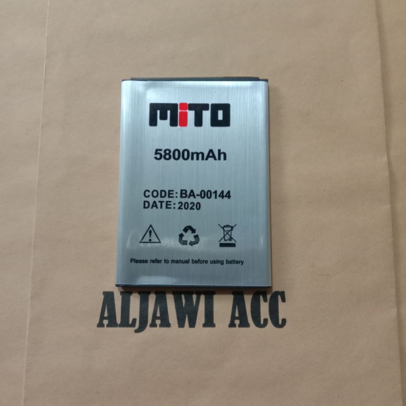 BATRE BATERAI MITO W1 2019 BA00144 BA-00144 MITO A36 ORIGINAL BATTERY HP