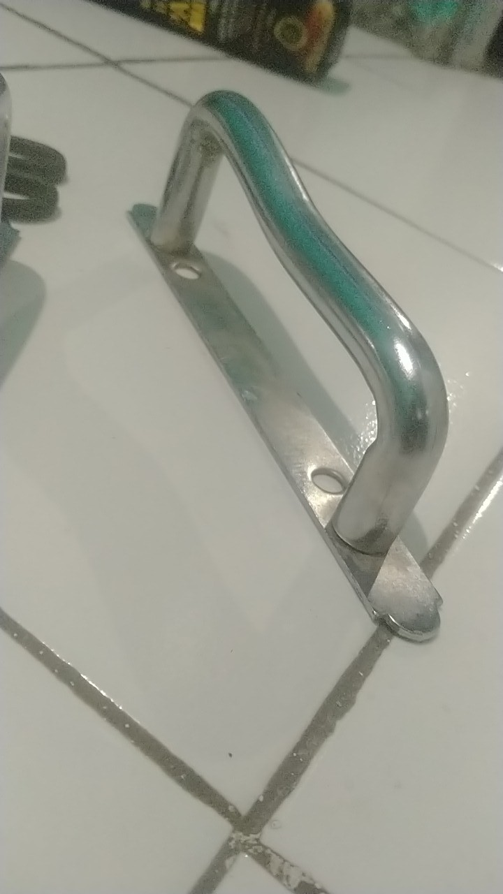 Handle Pintu Harmonika Crome Tebal