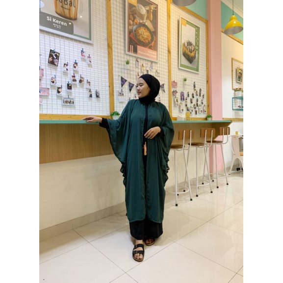 ALEA Outer Ceruty | Outer Kaftan | Kondangan OOTD | Long Outer