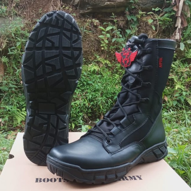 SEPATU PDL GEN 6 APIK KULIT SAPI ASLI SEPATU PDL TNI POLRI SECURITY SATPAM SEPATU BOOTS PRIA WANITA