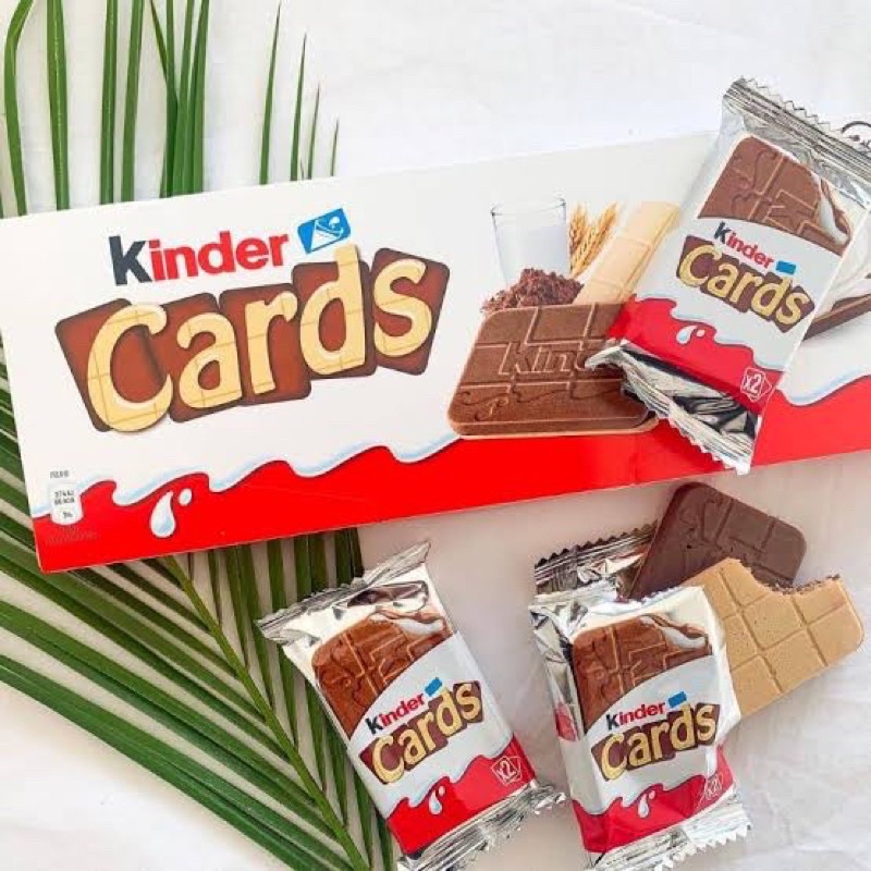 

[READY STOCK]Kinder Cards 128 gr coklat asli