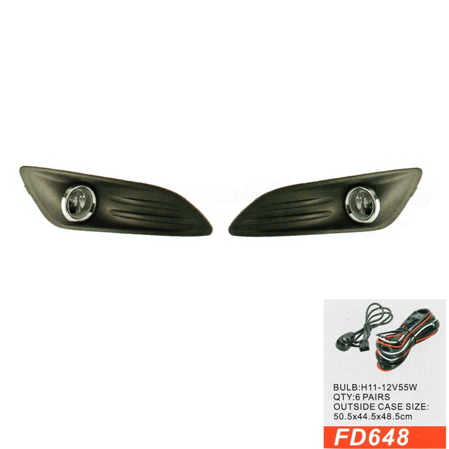 FOGLAMP / LAMPU KABUT DLAA FD648 FORD FIESTA 2013-2017