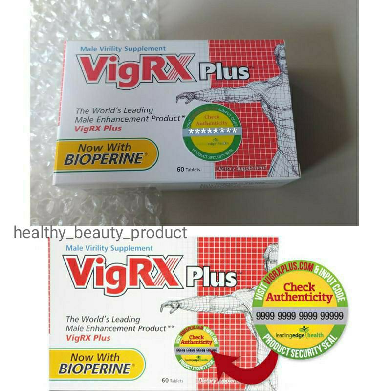 VIGRX PLUS Original Asli With Authentic Code Promo Obat Herbal Pria