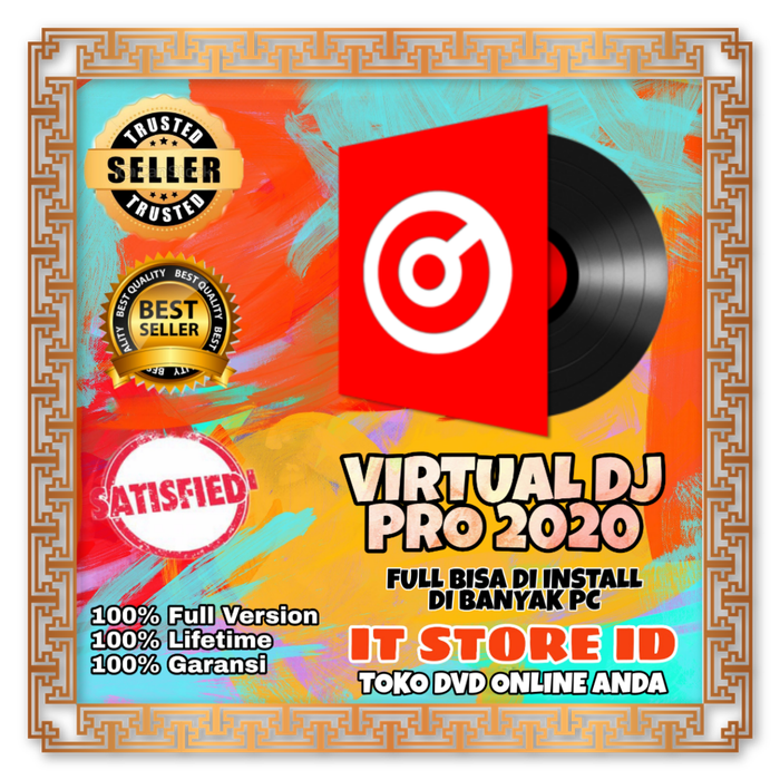 Virtual DJ Pro 2020 Lisensi Full Forever DVD