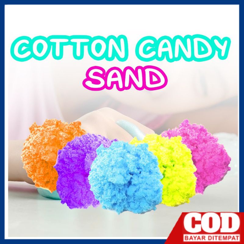 COTTON CANDY TOYS PASIR KINETIK MAINAN EDUKASI ANAK 1 KG