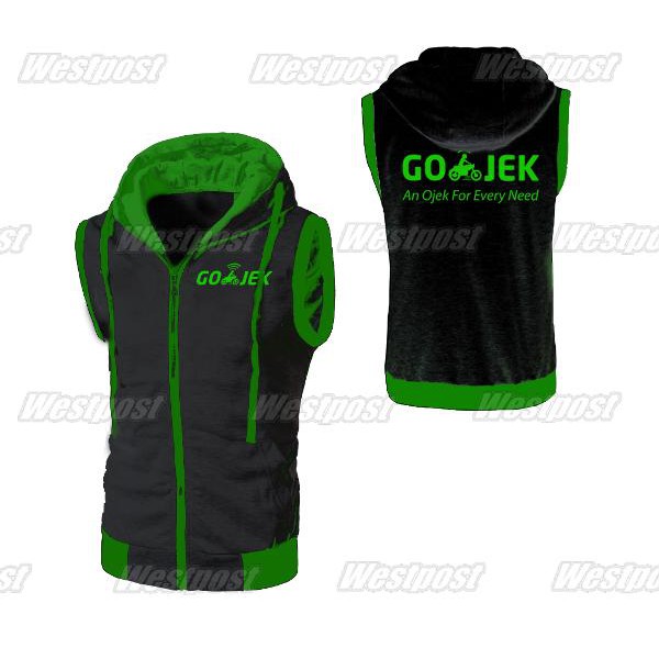 Download Vallenca Jaket Rompi Gojek Vest Warna Hitam Shopee Indonesia