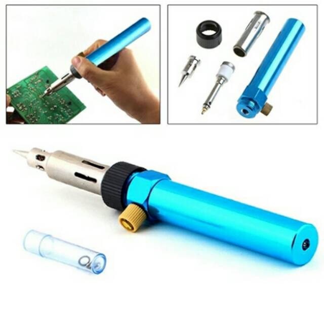 solder gas butane welding solder blow torch  pen tanpa listrik tanpa kabel mancis korek gas