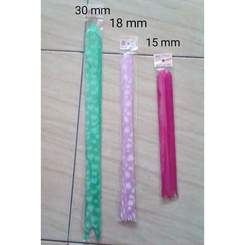 

Pita Pull Flower Ribbon 15-18-30-32 mm 10S || Pita Serut Isi 10 Biji Warna Random