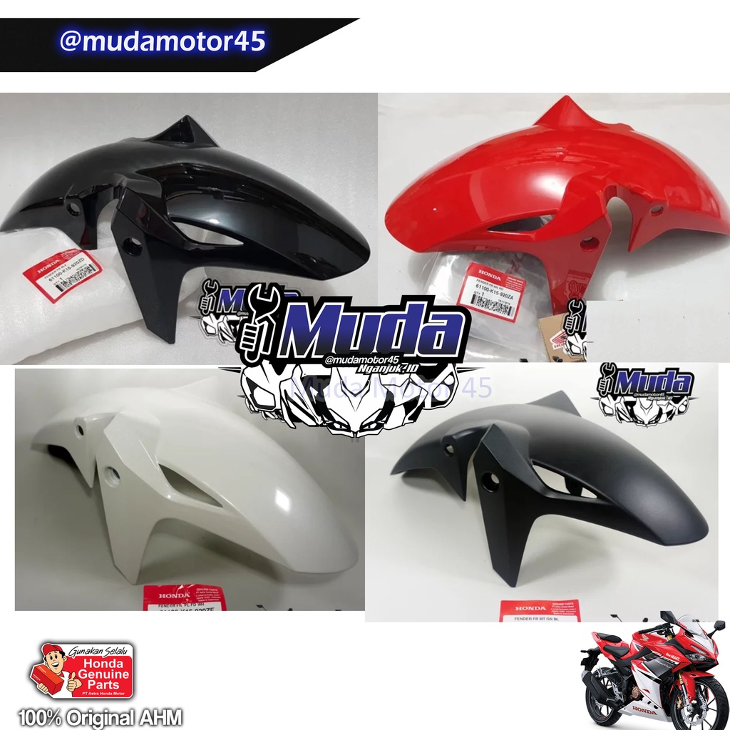 SPAKBOR CB150R CBR150R LED FACELIFT V2 V3 K45G K15G K15M FENDER FR 61100-K15-920ZD SLEBOR DEPAN MERA