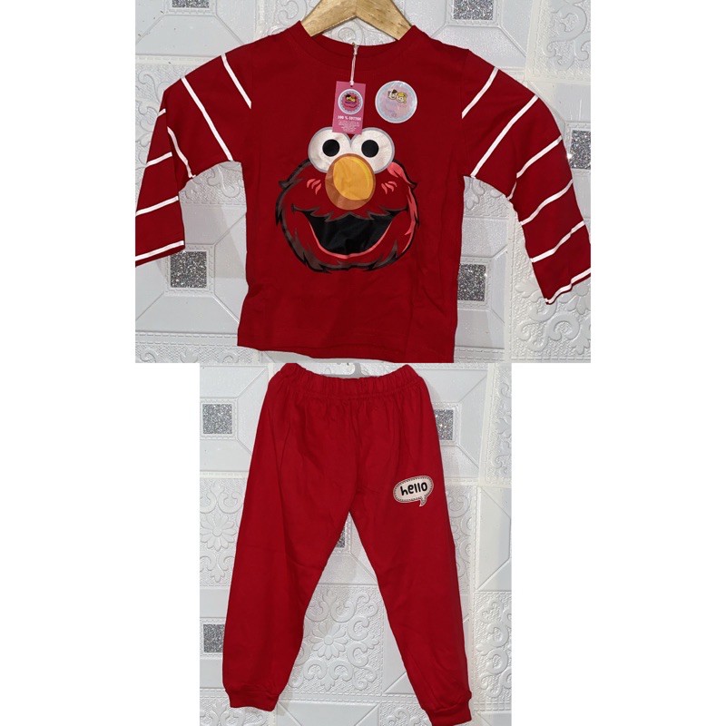 baju tidur elmo anak