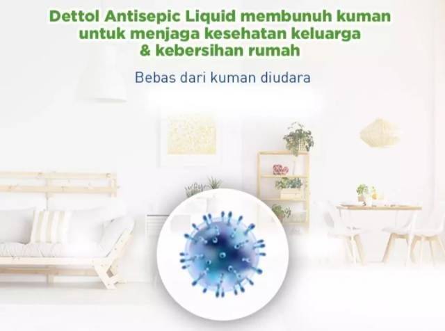 DETTOL ANTISEPTIC CAIR ANTI KUMAN ANTISEPTIK LAWAN VIRUS