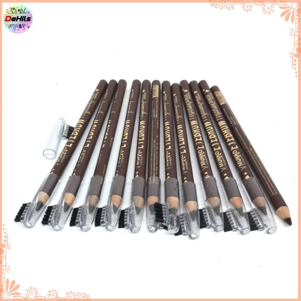 Mukka Pensil Alis Sikat Coklat Promo