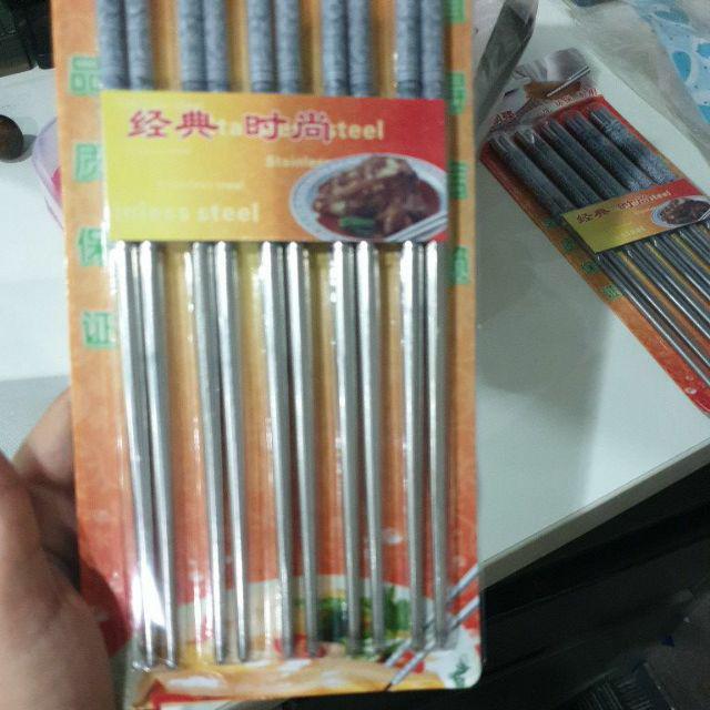 Sendok Garpu Sumpit Travel Portable / Sendok Makan Travel 1 Set Korea