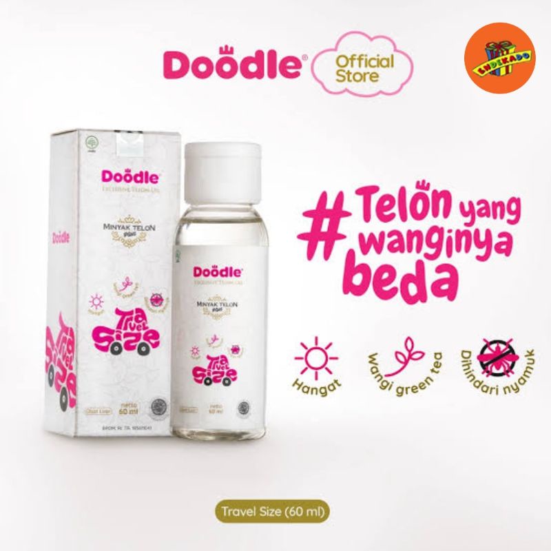 MAKASSAR! DOODLE EXCLUSIVE TELON OIL 60ml - Minyak Telon Doodle
