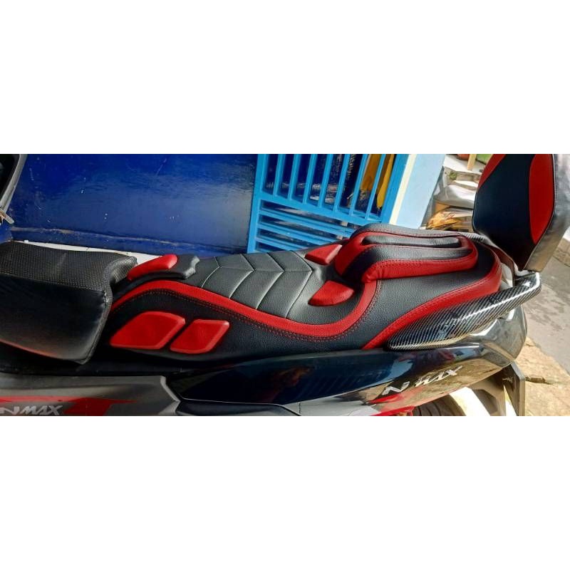 Jok Custom NMAX-Jok NMAX Model Predator Bahan mbtech original