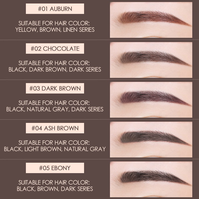 FOCALLURE Eyebrow Cream Waterproof Eyebrow Gel Eyeliner Pensil Alis Sikat Alis Tahan Air Tahan Lama Tahan Lama