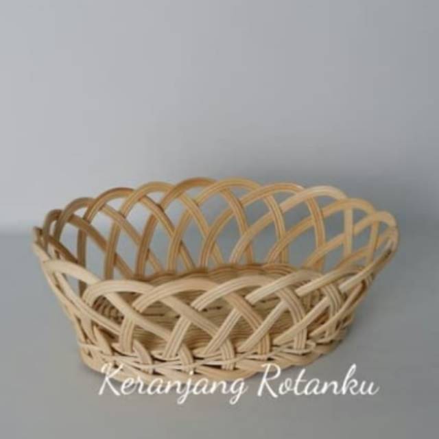 Keranjang rotan wadah buah / Snack kecil