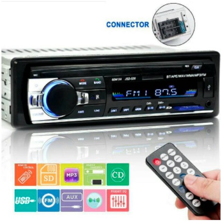 Taffware Tape Audio Mobil Multifungsi Bluetooth MP3 FM Radio - JSD-520