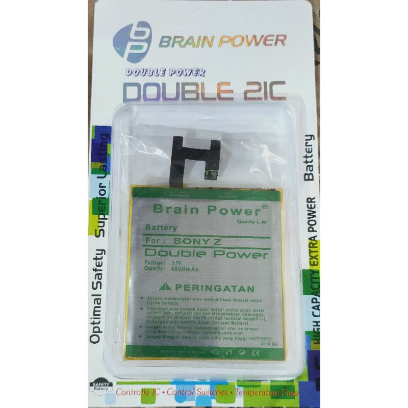 Battery batre Sony Z Brain power