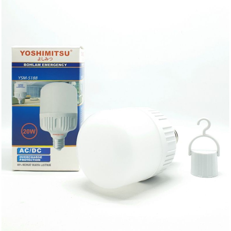 Lampu Led Bohlam Emergency 20W Yoshimitsu / Lampu Magic / Lampu Ajaib / Magic Lamp Led Bohlam Bulb