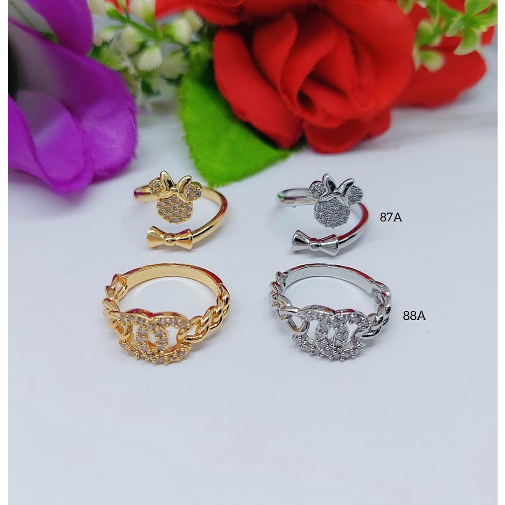 Cincin Xuping Permata Lapis Emas 87A-88A