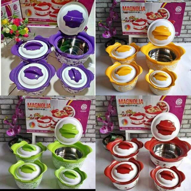 TEMPAT SAYUR MAGNOLIA SET ISI 4PCS