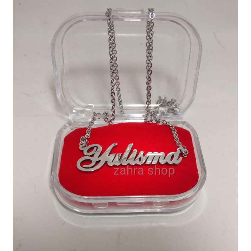 liontin ukir nama/ kalung nama