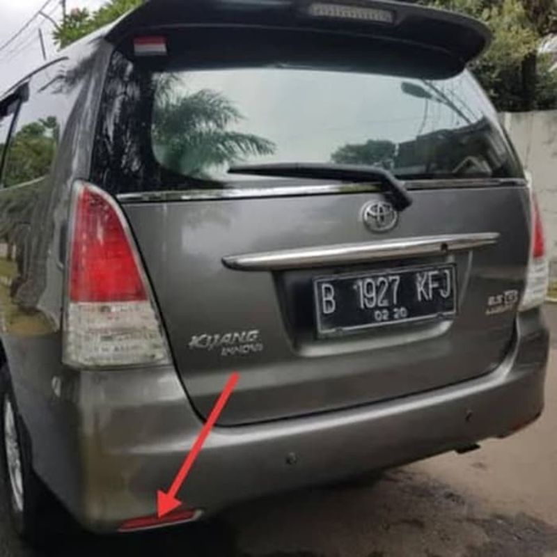 Lampu bemper belakang inova 2008-2015