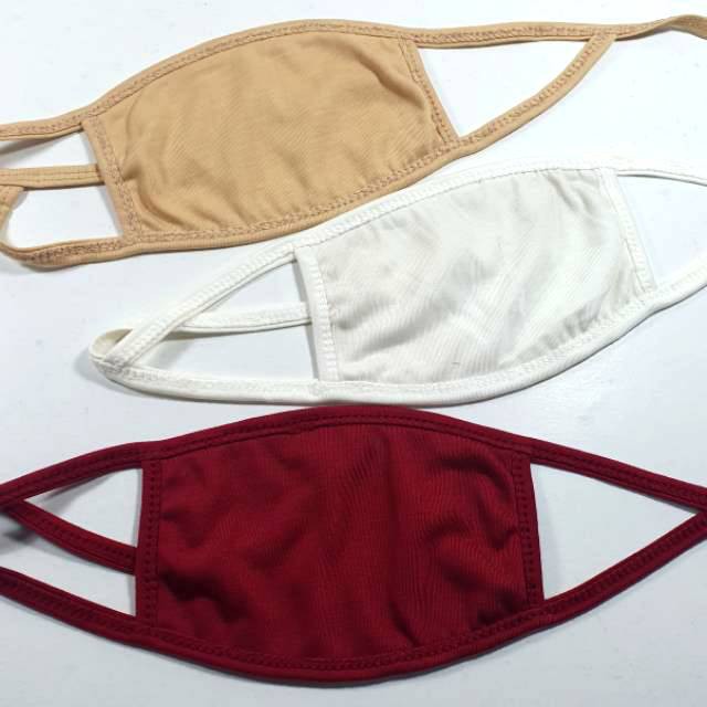 [Checkout Rp1000] Masker kain 2 ply bisa di cuci ulang