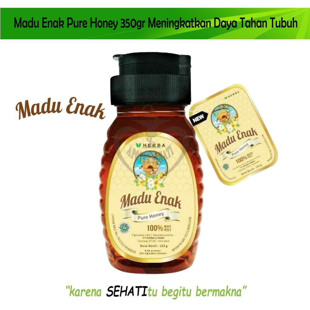 Madu Enak Pure Honey 350 Gram Madu Murni Asli