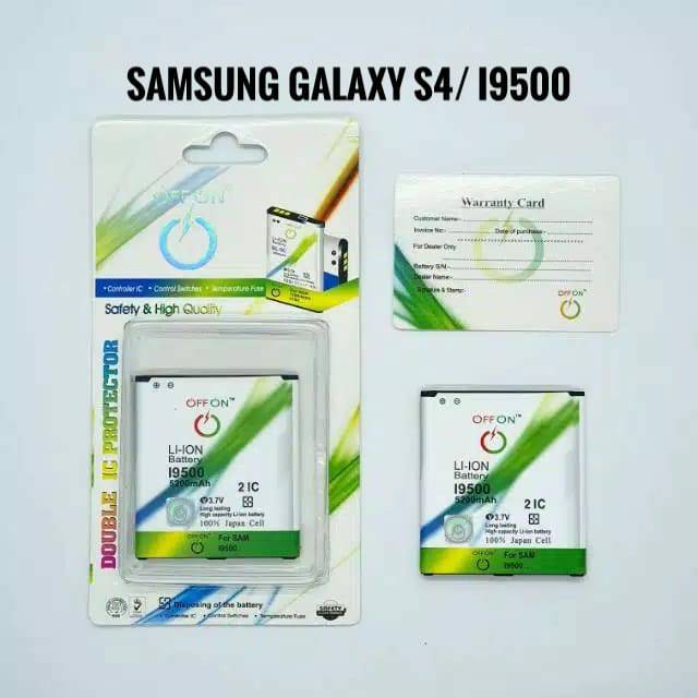 Baterai Batre OFFON Double Power Samsung Galaxy S4 i9500 Battery Samsung i9500