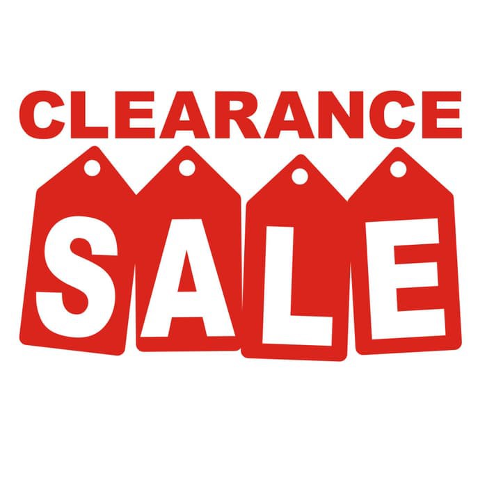 

CLEARANCE SALE