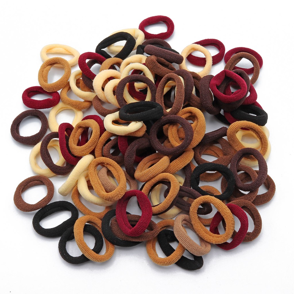 [40pcs] Ikat rambut KOREA Donat / Karet Rambut / Gelang Rambut GROSIR