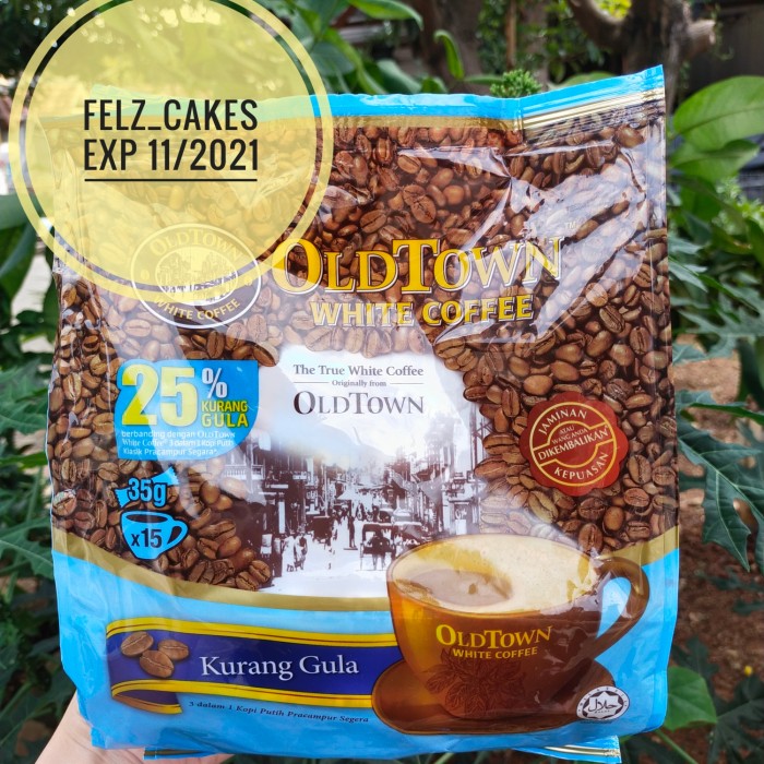 

old town white coffee less sugar