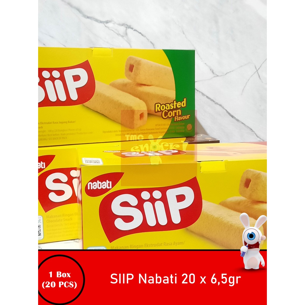 

Nabati Siip 1 pak isi 20x6.5gr - Nabati Siip cemilan enak dan murah