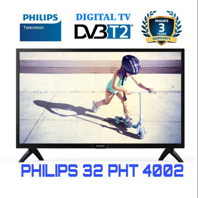 TV LED PHILIPS 32 INCH DIGITAL 32 PHT 4002S/70
