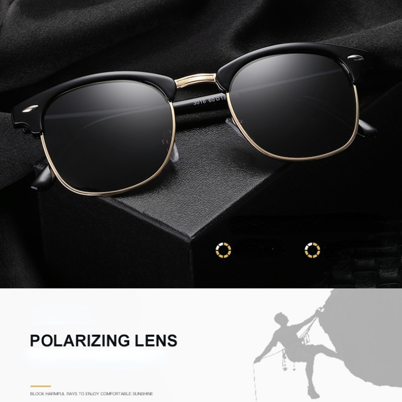 Kacamata Hitam polarized Warna-Warni Gaya retro Klasik Untuk Mengemudi