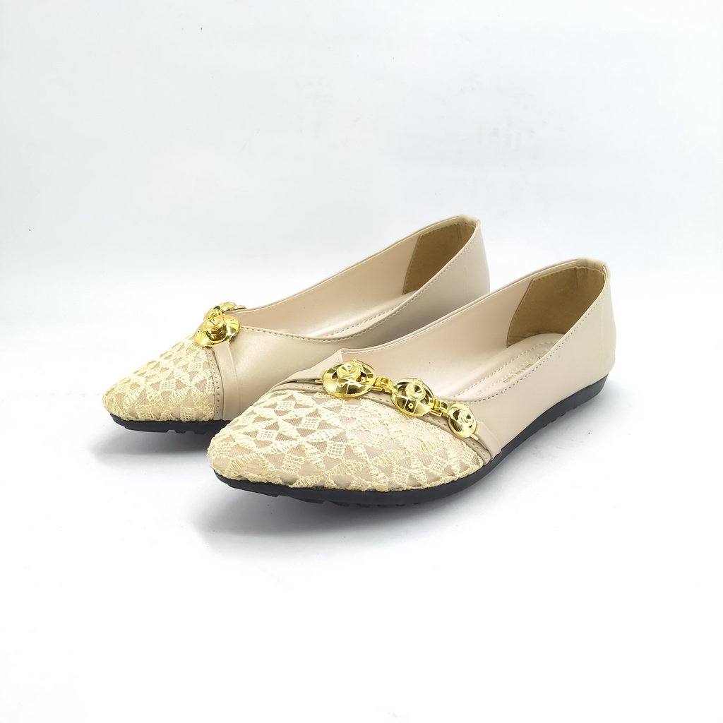 Sepatu Flat Shoes Wanita Pansus Ballerina Andis SR06