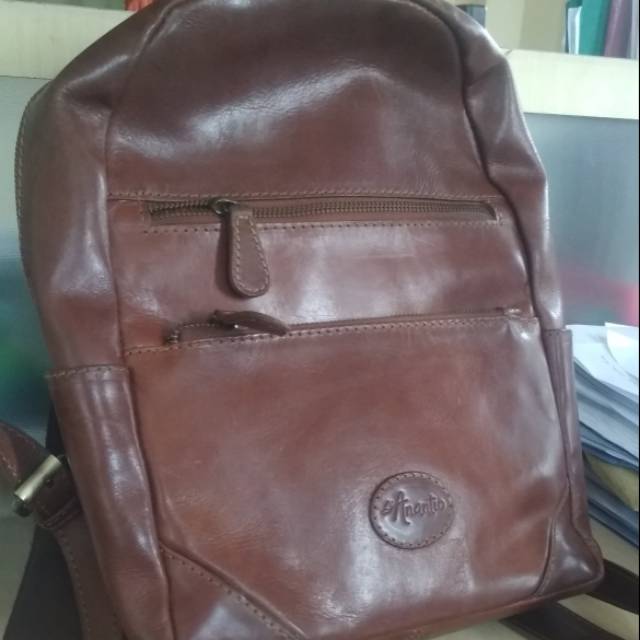 Tas ransel kulit asli anantio (preloved)