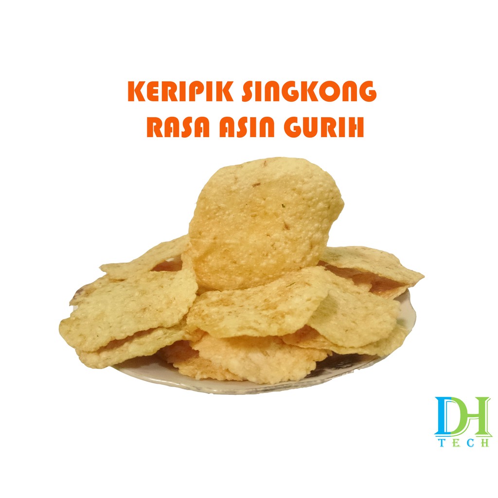 

Keripik Singkong Asli 1/2 Kg Rasa Asin Gurih Harga Promo