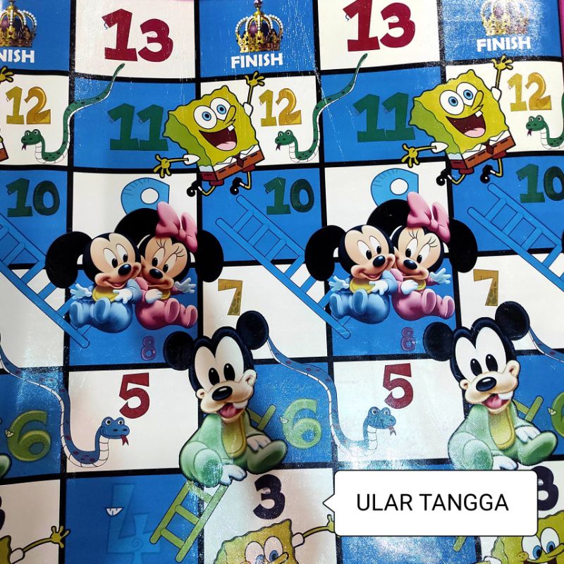 Tikar Spon Jumbo Anti Air / Karpet Spon Eva Motif Karakter 120x200 / Sajadah Tikar Piknik Karpet mesjid Abstrak