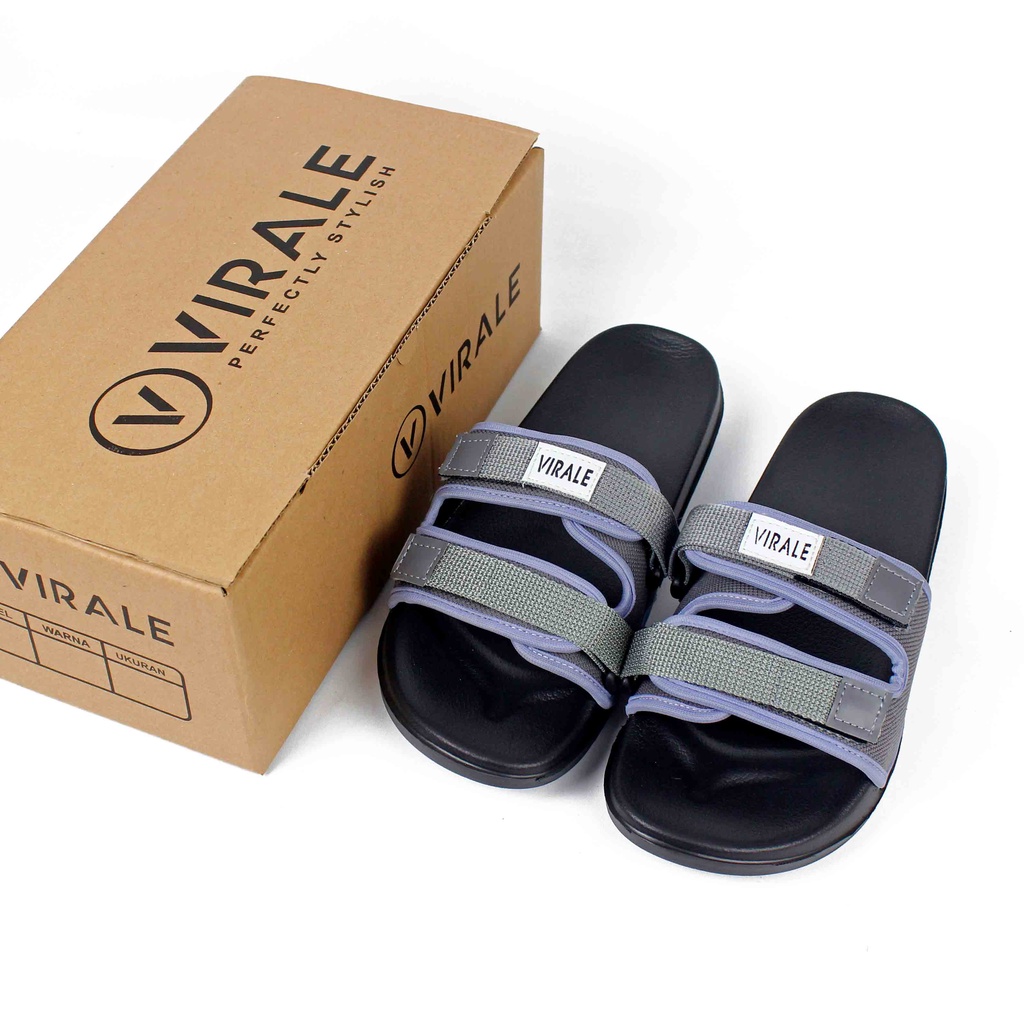 Sandal Slide Pria Wanita Casual Murah Model Keren SWH PL 02 HT