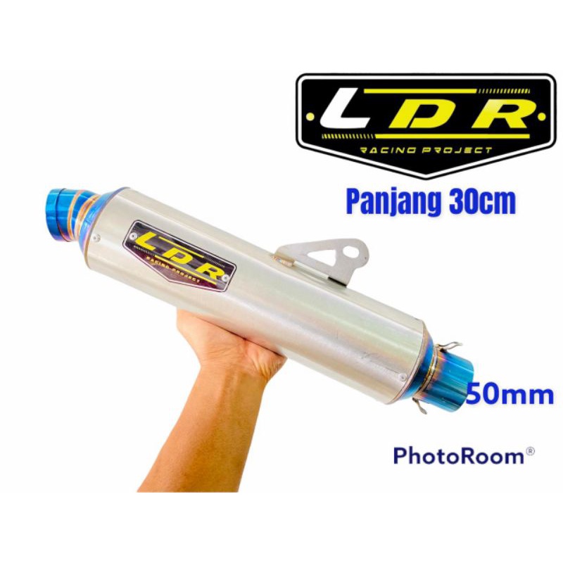 Knalpot LDR Kompetisi corong blue bukan CTS rcb bss rps