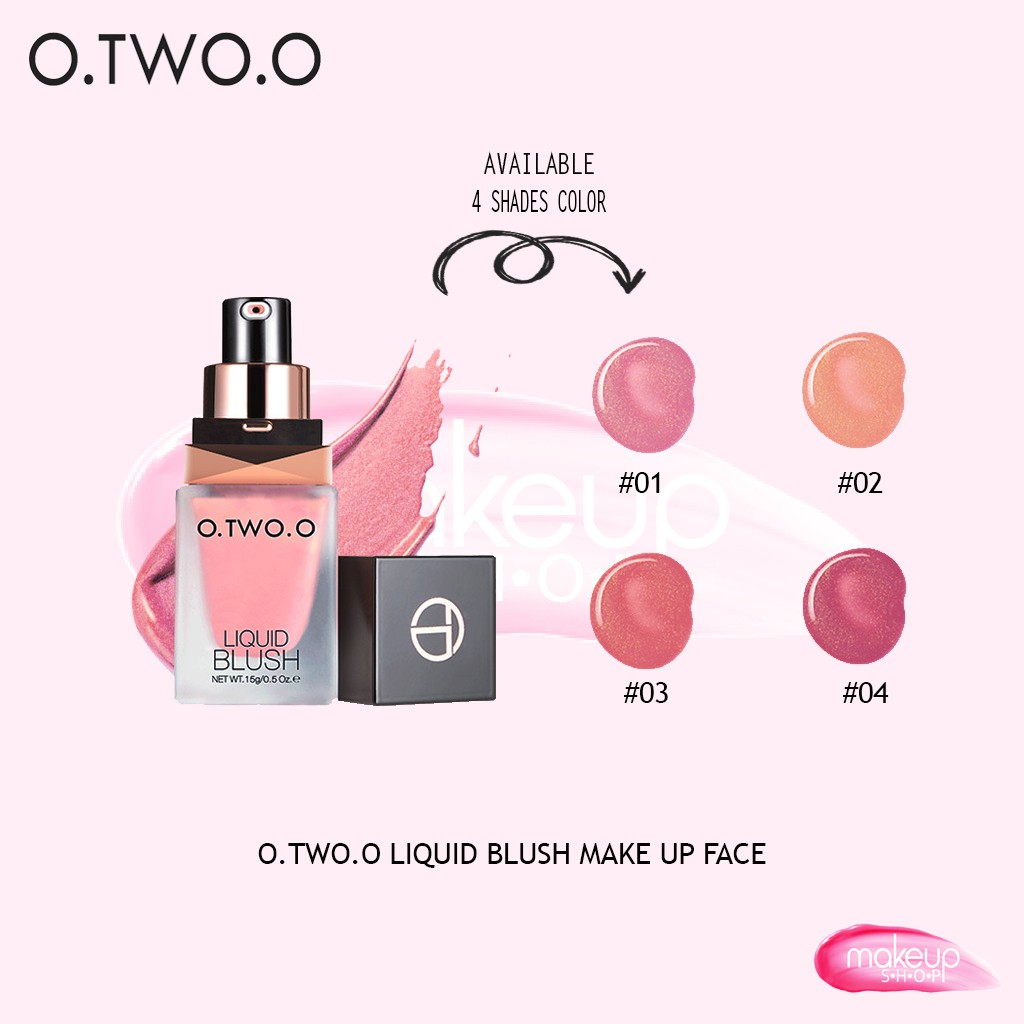 READY & ORI O.TWO.O Liquid Blush / Blush On Cair Waterproof