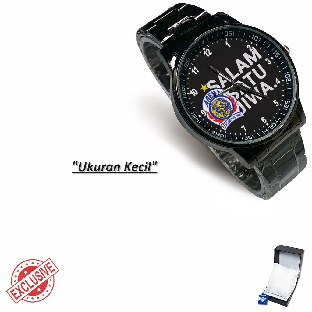 Jam Tangan Rantai Couple AREMA SALAM SATU JIWA - 1 (Awesome)