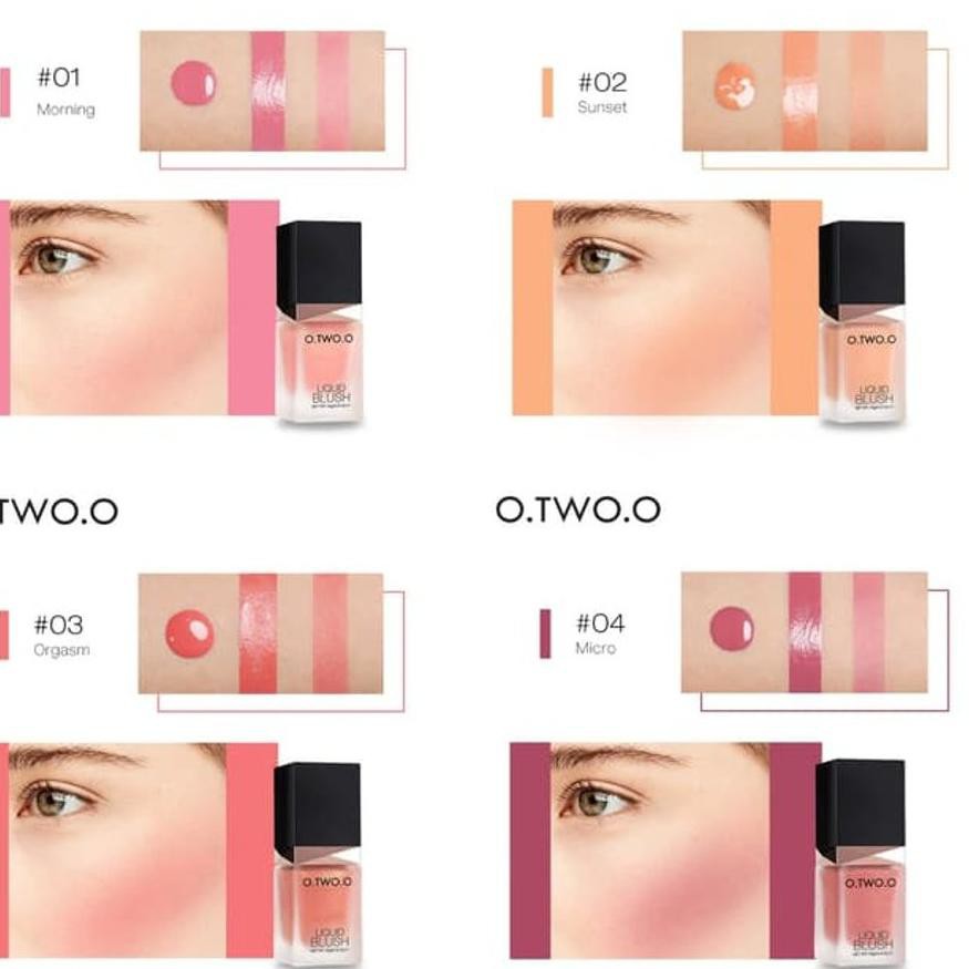w-21 4.2 O.Two.O Liquid Blush On Blusher Cair O Two O OtwoO Ⓓ㊓