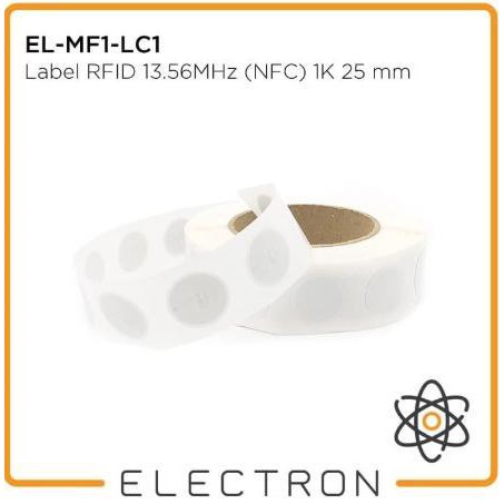 EL-MF1-LC1 RFID 13.56MHz 1K Label Sticker Tag NFC Stiker 13.56 MHz