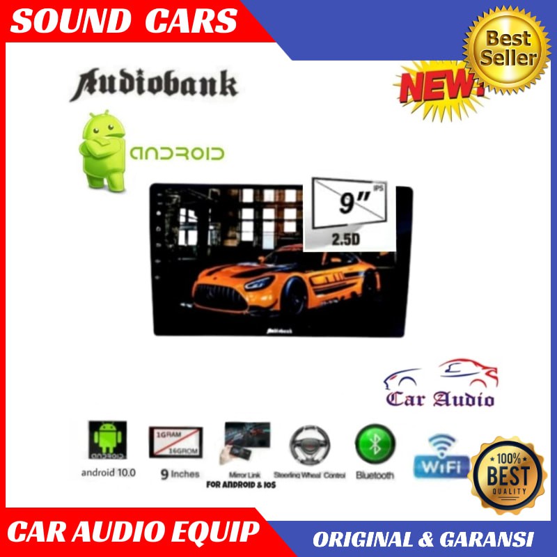 Double din Android 9 inch Head Unit Android 9 inch Tv Mobil Android 9" Best Quality Garansi